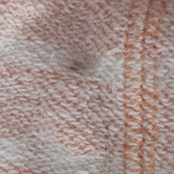 BKE Lounge | Distressed Raw Edge Stripe Hoodie | Size M - Picture 10 of 10